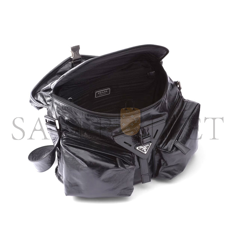 PRADA LEATHER SHOULDER BAG 2VD062 (29*23*15cm) PRADA LEATHER SHOULDER BAG 2VD062 (29*23*15cm)